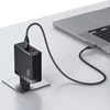 USAMS įkroviklis 2xUSB-C+1xUSB T52PD140W PD greito įkrovimo US-CC168 + U82 USB-C/USB-C US-SJ581 kabelis
