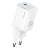 USAMS Laidinis įkroviklis CC248 20W GaN USB-C Fast Charging HC Series baltos spalvos CC248TC02