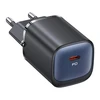 USAMS Laidinis įkroviklis CC248 20W GaN USB-C Fast Charging HC Series baltos spalvos CC248TC02