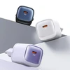 USAMS Laidinis įkroviklis CC251 30W GaN USB-C Fast Charging HC Series juodos spalvos CC251TC01