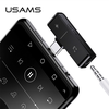 USB adapteris Usams AU12 USB-C - 3.5 mm lizdas + USB-C Juodas (66867-uniw)