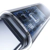Adapteris USB-C - USB-C Digital Ekranas 100W USAMS AU18 SJ682TC01 (US-SJ682) steel/aluminum