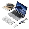 USAMS šakotuvas HUB 10in1 3xUSB 3.0/TF/SD/ USB-C/HDMI/RJ45/VGA PD100W pilkos spalvos SJ644HUB01 (US-SJ644)