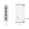 USAMS ADAPTER HUB 4XUSB 2.0 Baltas