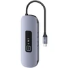 USAMS šakotuvas HUB 6in1 2xUSB 3.0/TF/SD/ USB-C/HDMI PD100W pilkos spalvos SJ642HUB01 (US-SJ642)