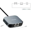 USAMS adapteris USB-C - USB 3.0 + RJ45 prievadas Ethernet pilkas/pilkas TCSJ14601 (US-SJ146)