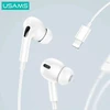 USAMS ausinės stereo EP-41 MAX lightning baltos spalvos SJ621MHS01 (US-SJ621)