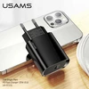 USAMS ĮKROVIKLIS CC131 VIENKARTINIS C TIPO 20W Juodas