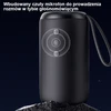 USAMS kolonėlė YC Series Bluetooth 5.0 10W Atspari vandeniui nešiojama kolonėlė su virvele juodos spalvos YC011YX01(US-YC011)