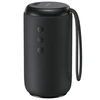 USAMS kolonėlė YC Series Bluetooth 5.0 10W Atspari vandeniui nešiojama kolonėlė su virvele juodos spalvos YC011YX01(US-YC011)