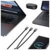 USAMS Kabelis 2in1 2xUSB-C 72W 1,2m aliuminio lydinio duomenų kabelis Sufeng Series SJ740USB101 (US-SJ740)