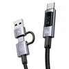 USAMS Kabelis 60W 6in1 Digital Ekranas Data Cable Sufeng Seria 2M (SJ736)