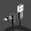 USAMS Kabelis kątowy magnetyczny U54 1mlightning juodos spalvos SJ444USB01 (US-SJ444)