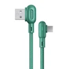 USAMS kabelis U57 MicroUSB 1,2m 2Ažalios spalvos SJ458USB02 (US-SJ458)