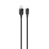 USAMS Kabelis lightning 2,4A 1,2mFast Charging Lithe Series juodos spalvos SJ565USB01(US-SJ565)