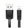 USAMS Kabelis płaski U2 Lightning 1,2mjuodos spalvos SJ199IP01 iPhone 5/6/7/8/X (US-SJ199)