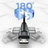 USAMS pintas kabelis U60 2A microUSB juodos spalvos 1m SJ478USB01 (US-SJ478)