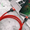 USAMS Kabelis pintas U26 lightning 1m1vnt. for set 2A Fast Charging raudonos spalvos SJ311IP02 (US-SJ311)