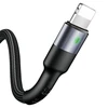 USAMS Kabelis pintas U26 lightning 1m1vnt. for set 2A Fast Charging juodos spalvos SJ311IP01 (US-SJ311)