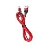 USAMS U26 CABLE MICROUSB 1M 2A FAST CHARGING Raudonas