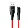 USAMS Kabelis pintas U41 lightning 3m 2A raudonos spalvos SJ397USB02 (US-SJ397) Fast Charge