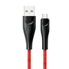 USAMS pintas kabelis U41 microUSB 2m 2A raudonos spalvos SJ396USB02 (US-SJ396) Fast Charge