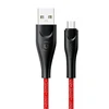 USAMS pintas kabelis U41 microUSB 3m 2A raudonos spalvos SJ399USB02 (US-SJ399) Fast Charge