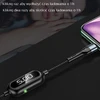 USAMS Kabelis pintas U48 lightning 1,2m2A Fast Charging LED juodos spalvos SJ423USB01 (US-SJ423)