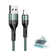USAMS Kabelis pintas U55 2A lightning 1vnt. for set U55 žalios spalvos 1m SJ448USBSG02 (US-SJ448)