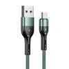 USAMS pintas kabelis U55 2A micro USB 1vnt. for set U55 žalios spalvos 1m SJ450USBSG02 (US-SJ450)