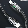 USAMS Kabelis pintas USB-C na Lightning Smart Power-off 20W PD Kabelis1.2m žalios spalvos SJ518USB02 (US-SJ518)