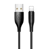 USAMS Kabelis U18 lightning 2A Fast Charge1m juodos spalvos SJ266USB01 (US-SJ266)