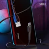 USAMS Kabelis U38 USB-C 5A Fast Charge for OPPO/HUAWEI 1m Juodos spalvos SJ376USB01 (US-SJ376)