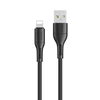 USAMS Kabelis U68 lightning 2A Fast Charge1m juodos spalvos SJ500USB01 (US-SJ500)