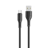 USAMS kabelis U68 microUSB 2A Fast Charge1m juodos spalvos SJ502USB01 (US-SJ502)