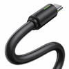 USAMS Kabelis USB-C 3A YU Series 1mUSB-C/USB-C juodos spalvos/juodos spalvos SJ732USB01 (US-SJ732 )