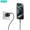 USAMS Kabelis USB-C į Lightning 30W 0,25m greito įkrovimo nešvarumai SJ679USB01 (US-SJ679)