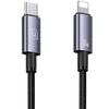 USAMS Kabelis USB-C į Lightning 30W 0,25m greito įkrovimo nešvarumai SJ679USB01 (US-SJ679)