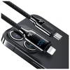USAMS Kabelis USB-C į Lightning 30W 1,2m Skaitmeninis Ekranas Cinko lydinio greito įkrovimo duomenų kabelis HX Series SJ741USB01 (US-SJ741)