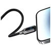 USAMS Kabelis USB-C į Lightning 30W 1,2m Skaitmeninis Ekranas Cinko lydinio greito įkrovimo duomenų kabelis HX Series SJ741USB01 (US-SJ741)