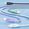 USAMS Kabelis USB-C į Lightning 20W 1,2mPD Fast Charging Lithe Series žalios spalvos SJ566USB04 (US-SJ566)