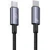USAMS Kabelis USB-C į USB-C 60W 1,2m greito įkrovimo nešvarumai SJ661USB01 (US-SJ661)