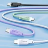 USAMS kabelis USB-C į USB-C 100W 1,2mPort Ekranas Fast Charging Lithe Series žalios spalvos SJ567USB04 (US-SJ567)