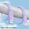 USAMS kabelis USB-C 6A 1,2mPort Ekranas Fast charging Lithe Series žalios spalvos SJ568USB04 (US-SJ568)