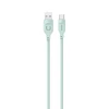 USAMS kabelis USB-C 6A 1,2mPort Ekranas Fast charging Lithe Series žalios spalvos SJ568USB04 (US-SJ568)