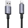USAMS Kabelis USB į Lightning 2,4A 1,2m greito įkrovimo nešvarumai SJ667USB01 (US-SJ667)