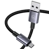 USAMS Kabelis USB į Micro-USB 2A 1,2 m greito įkrovimo nešvarumai SJ668USB01 (US-SJ668)