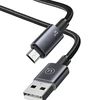 USAMS Kabelis USB į Micro-USB 2A 1,2 m greito įkrovimo nešvarumai SJ668USB01 (US-SJ668)