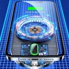 USAMS Indukcinis laikiklis Magnetinis Car Wireless Charging 15W oro grotelėms pilkos spalvos CD170DZ01 (US-CD170)