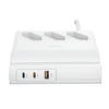 USAMS USB išplėtimo lizdas 65W Super Si Fast Charging baltas CC160TC01 (US-CC160)